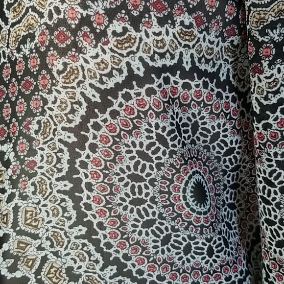 Full Tilt Sheer Net Lace Back Feature Sz S - Picture 3 of 9